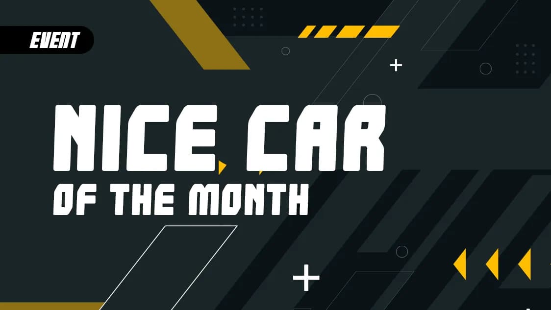 NICE CAR OF THE MONTH