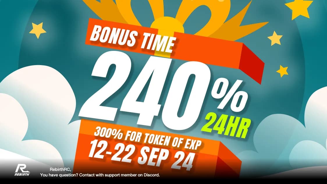 4TH Anniversary Bonus Time !