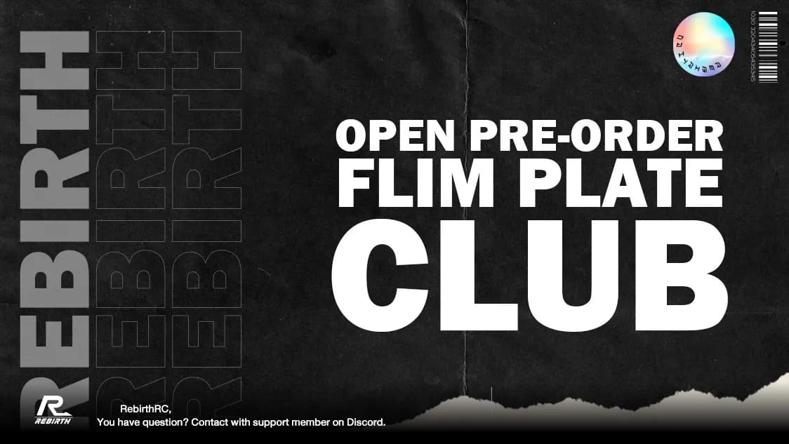 Pre-Order! Custom Club Plate & Film.